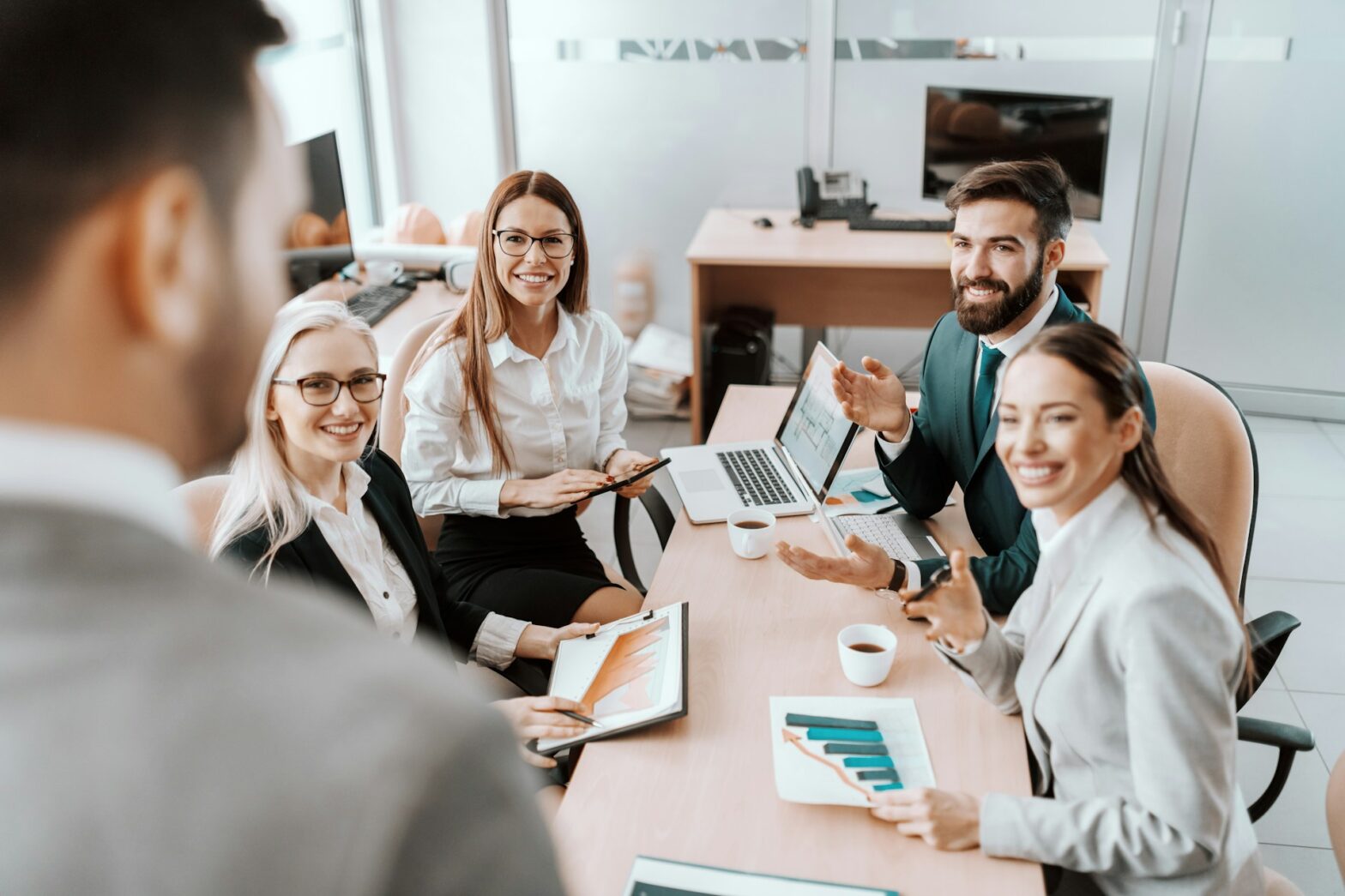 Group of people talking
