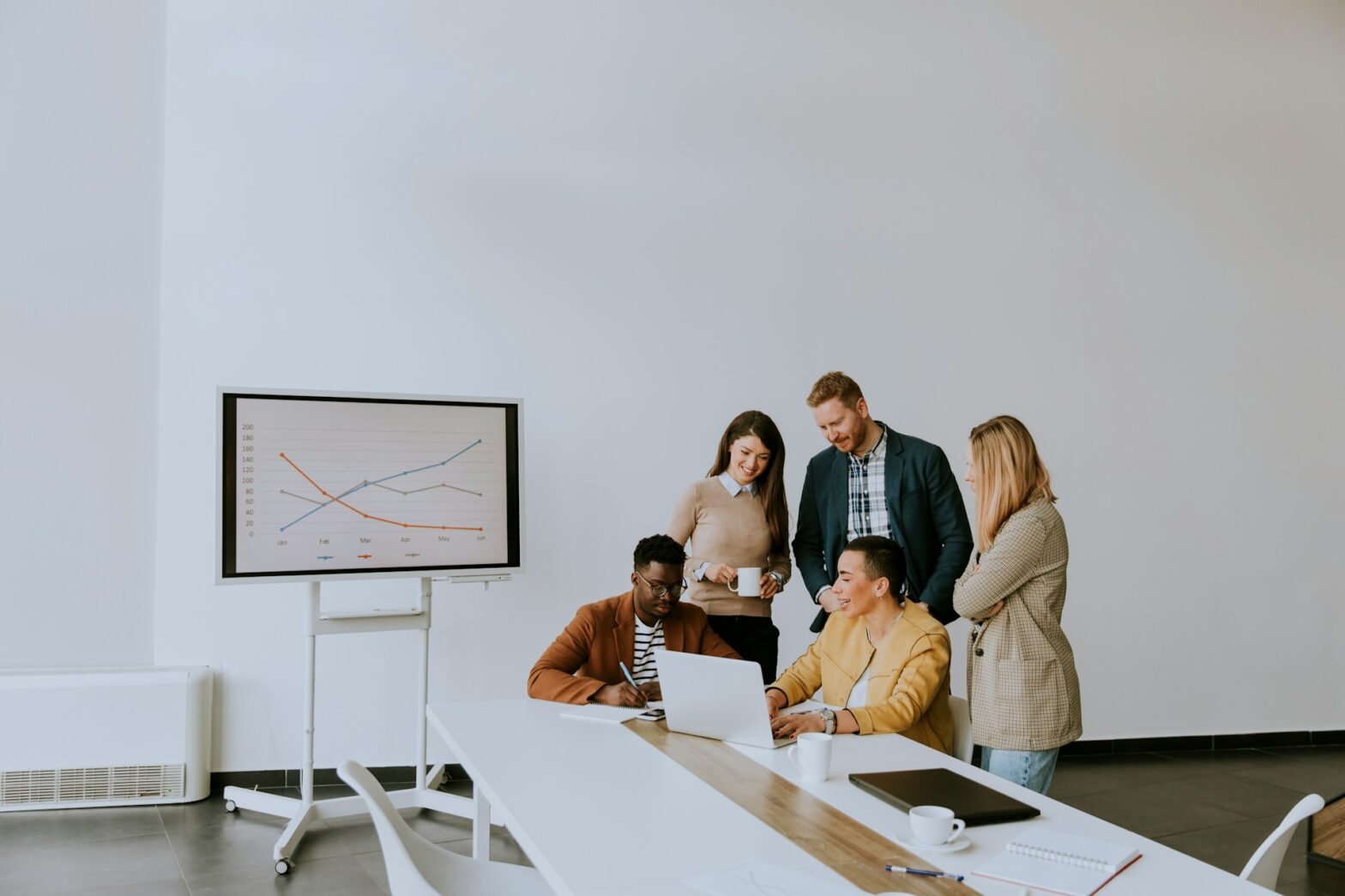Group of people talking