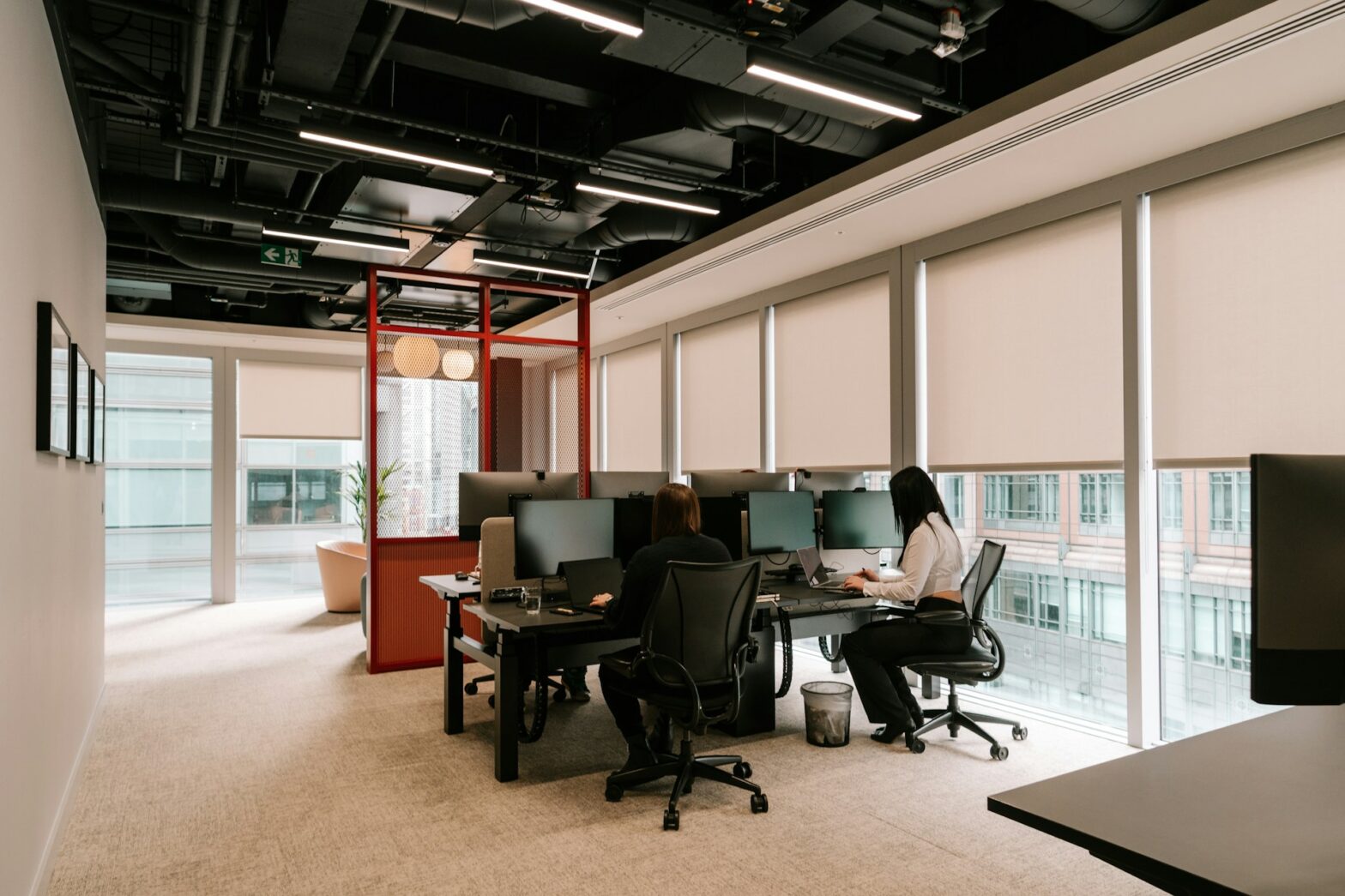 A view of an office
